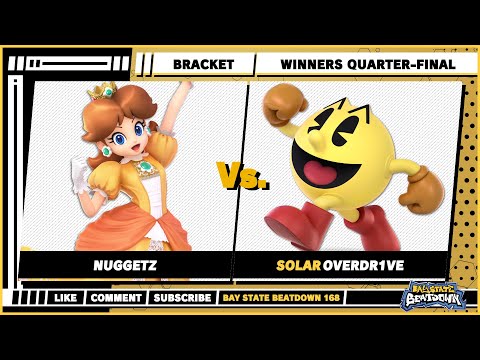 Bay State Beatdown 168 - Winners Quarters - Nuggetz (Daisy) VS Overdr1ve (Pac-Man) - SSBU Singles