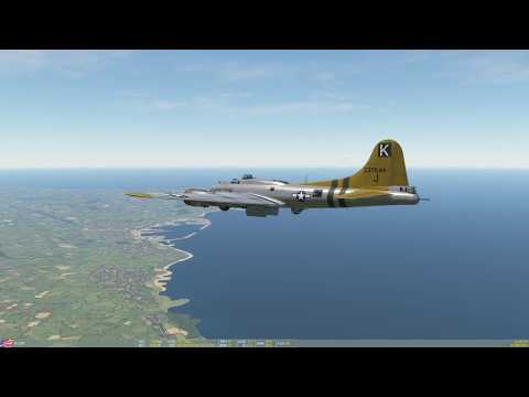 DCS NORMANDY B17G AIRFIELD ATTACK.