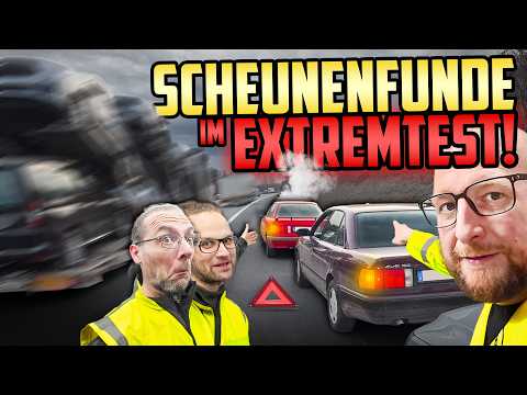 MUTIG oder NAIV?! - ABHOLUNG unserer 16 SCHEUNENFUNDE! - RÜCKFAHRT mit HINDERNISSEN!