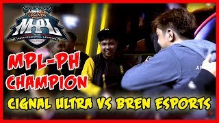 The CHAMPION! MPL-PH Season 2 Finals Match | Bren Esports vs Cignal Ultra