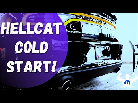 Dodge Charger Hellcat SRT OEM Exhaust Cold Start Sounds – Fred_eazy21
