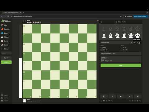Beginner Guide: How to analyze different chess positions with Analysis Board on chess com