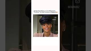 Rihanna Talks James Fauntleroy’s Te Amo #shorts #rihanna #rihannaasaprocky #rihannasongs #rihannafan