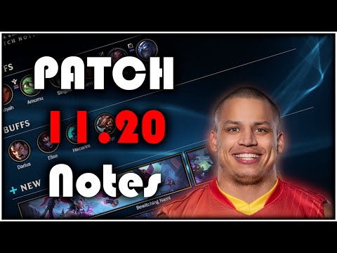 Tyler1 reacts to LoL 11.20 Patch Notes