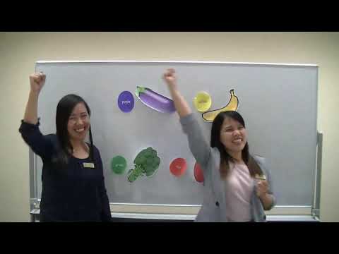 英会話にチャレンジ！色、野菜、果物（colors,vegetables and fruits｜東洋大姫路中学＿20200808オンラインオープンスクール＿英語体験授業動画＿兵庫県姫路市の男女共学中高一