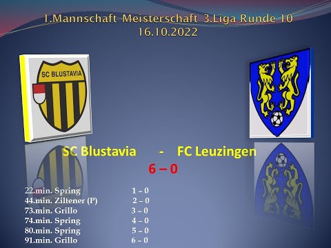 1.Mannschaft Meisterschaft 3.Liga SC Blustavia - FC Leuzingen