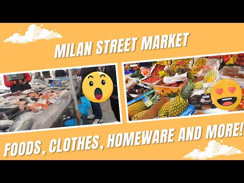 LET'S GO TO MILAN STREET MARKET! (EVERYTHING IS HERE!) | EP 5