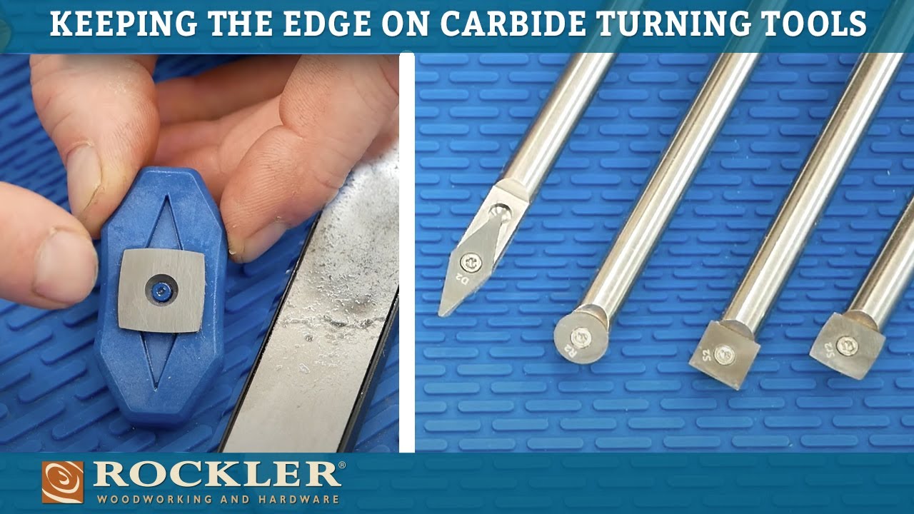 How to Keep Your Carbide Cutter Turning Tools Sharp | Rockler Demo