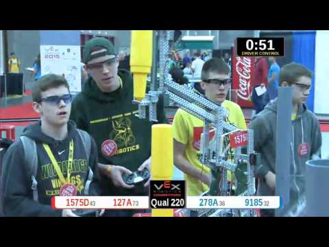 2015 VRC Engr Q220 - 1575D 127A vs 278A 9185 - 49 to 33 - VEX Worlds 2015 - Engineering Division