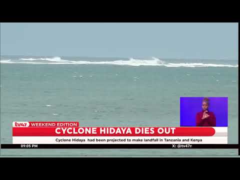 Tropical cyclone Hidaya set to the the kenyan coast has weakened and dissipated