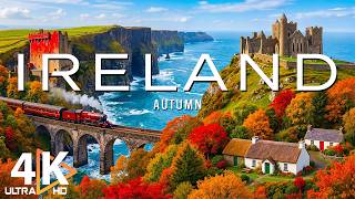 Beautiful Ireland in Autumn 4K 🍂 Autumn Vibes 🍁 Breathtaking Nature, Castles & Countryside Views