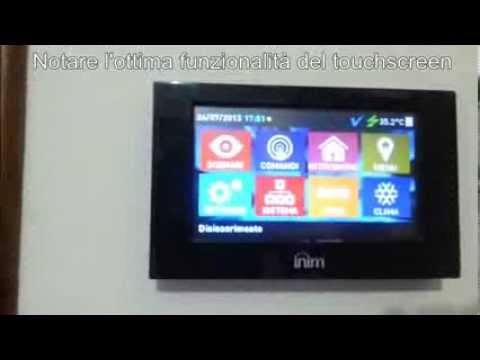 Spegnimento antifurto con tastiera Alien Inim