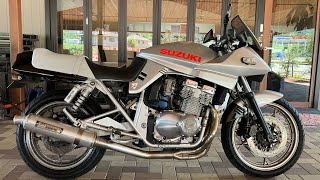 SUZUKI GSX400S 刀　ヨシムラチタンマフラー　オールペイント　シート張り替え　油脂類交換　フロントフォークOH プラグ交換