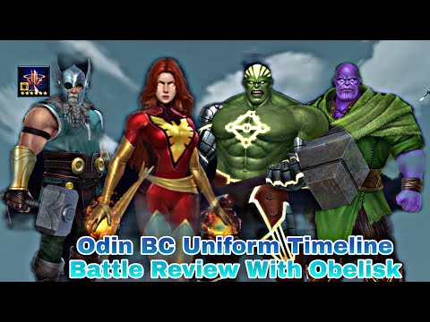 Odin BC Uniform Timeline Battle Review With Obelisk - Marvel Future Fight
