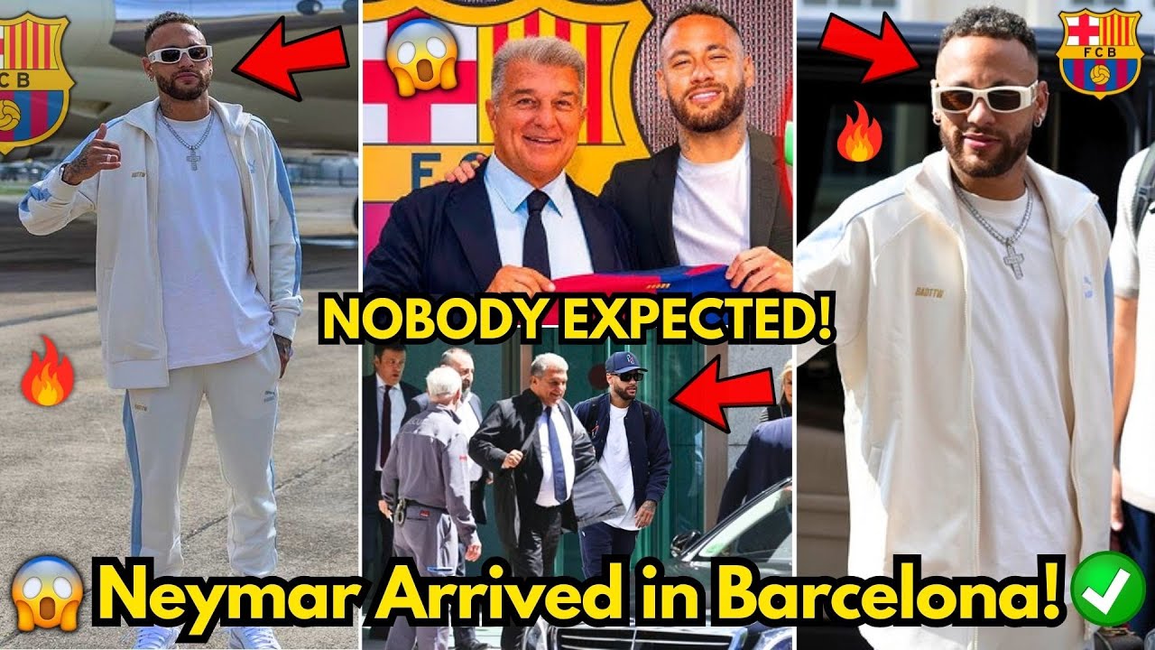 🚨URGENT! NEYMAR HAS JUST ARRIVED IN BARCELONA! NOBODY WAS EXPECTING THIS! BARCELONA NEWS TODAY!