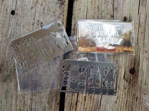 READYMAN WILDERNESS SURVIVAL CARD