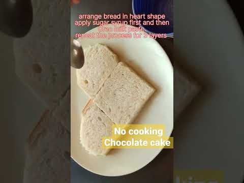 Instant chocolate cake made with bread and Oreo biscuits 🥧 No cooking chocolate cake