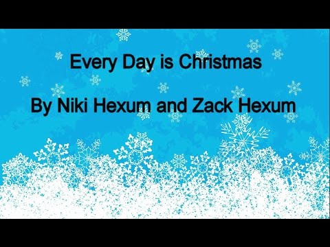 A Cinderella Christmas ~ Every Day is Christmas ~ Niki Hexum - Lyric Video Song