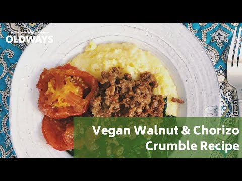 Walnut Chorizo Crumble—How to Make a Healthy, Vegan, Plant Based Meat Substitute