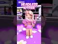 Headless Head ID Code Brookhaven Roblox Brookhaven Robloxshorts