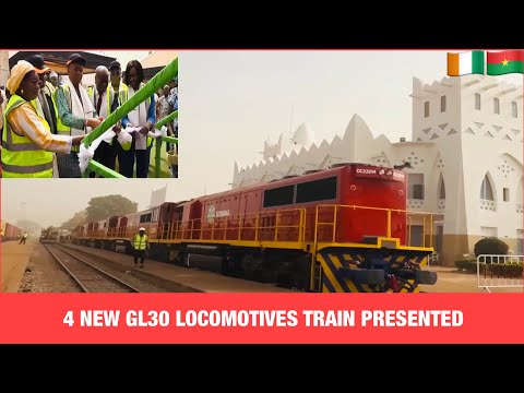 Burkina Faso : The Launch Of 4 New GL Locomotives Trains Wow 