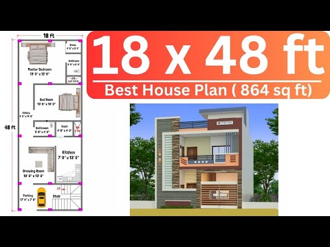 15x30 House Plan 15 x 30 Ghar Ka Naksha Small House Plans Design 450 sq ft house Plans