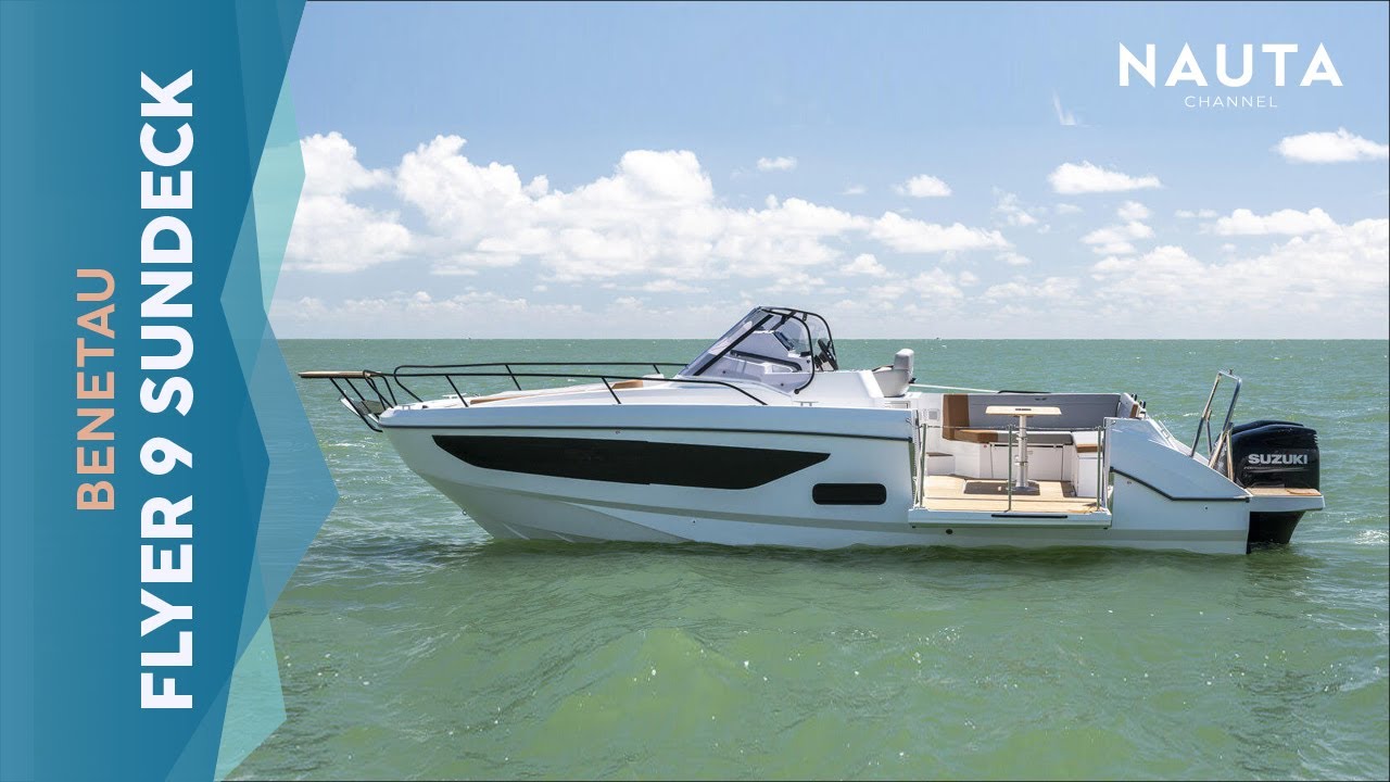 Beneteau Flyer 9 Sundeck - World Premiere - exterior and cabin tour