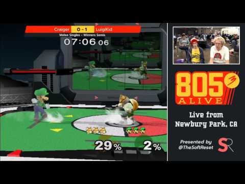 805 Alive 3 - Craiger (Fox) vs. LuigiKid (Luigi) - Winners Semis