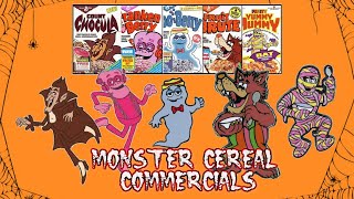 MONSTER CEREAL COMMERCIALS| 80s-90s versions