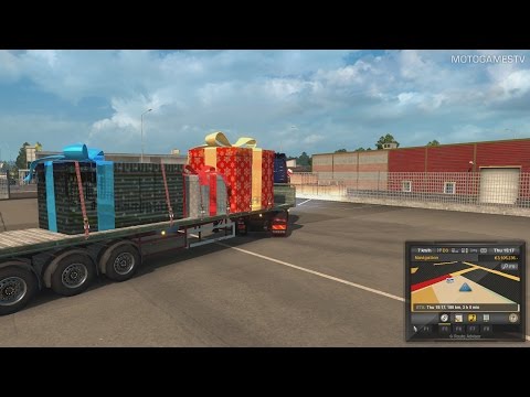 Euro Truck Simulator 2 - Gifts Delivery #2 - Örebro to Uppsala