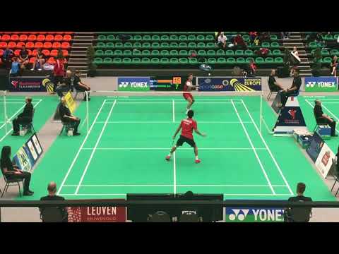 Kento Momota vs Sam Parsons Yonex Belgian 2017 part2