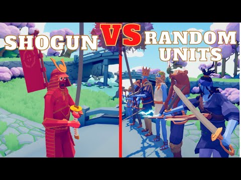 🏹SHOGUN vs RANDOM UNITS🗡😀- Totally Accurate Battle Simulator