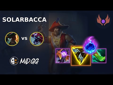 MID.GG: [ solarbacca ] Gangplank TOP vs Cho'Gath | EUW MASTER | LOL Season 2025