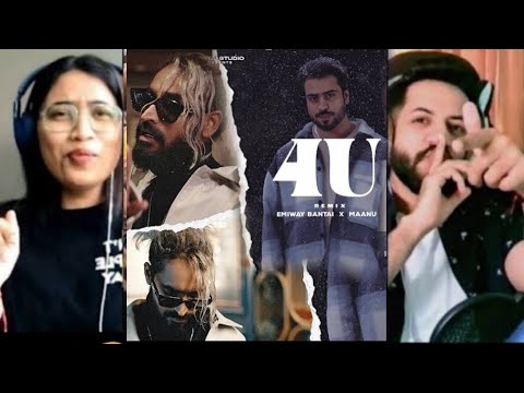 EMIWAY BANTAI X MAANU - 4U REMIX | MUSIC VIDEO Reaction | WHOLE HEARTEDLY (Album)