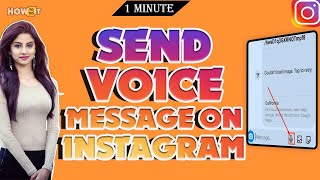 How To Send Voice Message On Instagram 2024 | Skill Wave