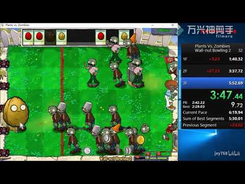 PVZ Wall-nut Bowling 2 speedrun in 5:43.15