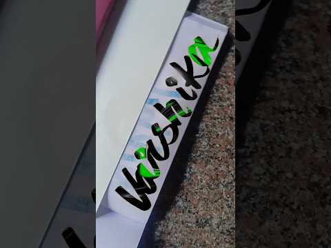 Varshika #viral#shortsyoutube#viralvideo#ytshorts#calligraphy#nameart#song#trending