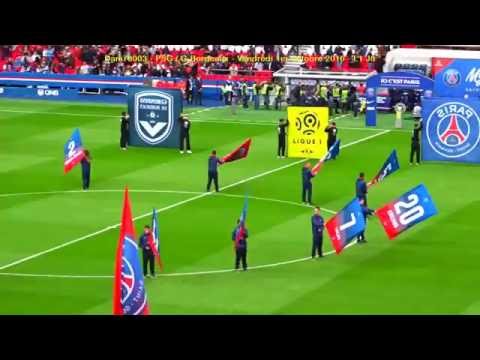 PSG / G Bordeaux 01.10.2016 : 2-0 (L1 J8) 2/5 : Composition du PSG