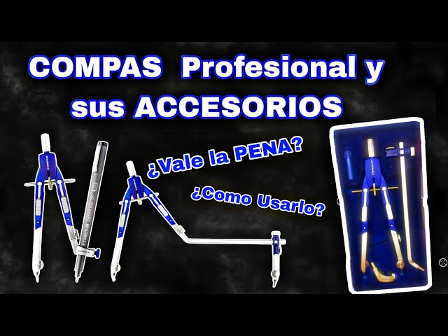 Vídeo relacionado con Faber-Castell 174014 - Compás Tecnico Ajuste Rapido - Adaptador Universal - Plateado