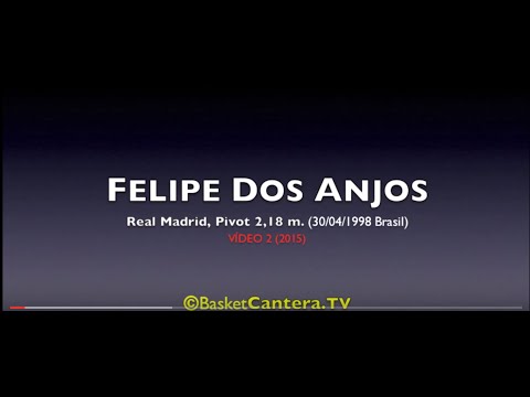 Highlights 2/2 FELIPE DOS ANJOS ('98)  U18-EBA Real Madrid 2015  (BasketCantera.TV)