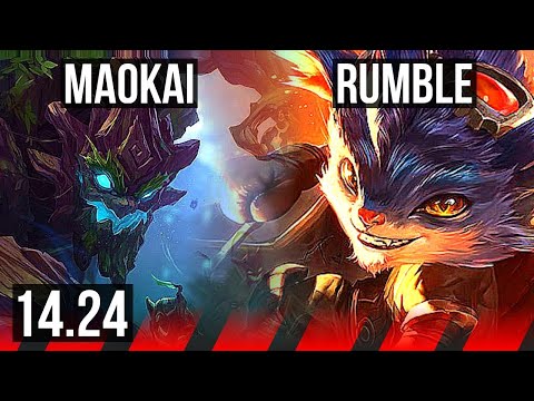 MAOKAI vs RUMBLE (TOP) | KR Master | 14.24