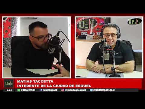 MATIAS TACCETTA, INTEDENTE DE LA CIUDAD DE ESQUEL