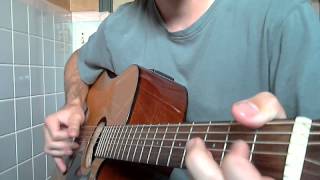 Acoustic Blues Guitar Lesson Pt 1 "Come Back Baby"