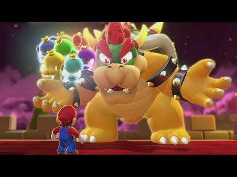 Super Mario 3D World - World 7 (All Green Stars and Stamps)