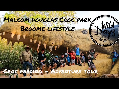 CROCODILE Feeding for my BIRTHDAY with Mabu Buru Lifestyle - at Malcom Douglas Croc Park in Broome