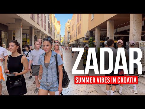 ZADAR, Croatia 🇭🇷 City of Sunsets & the Adriatic | 4K Walking Tour