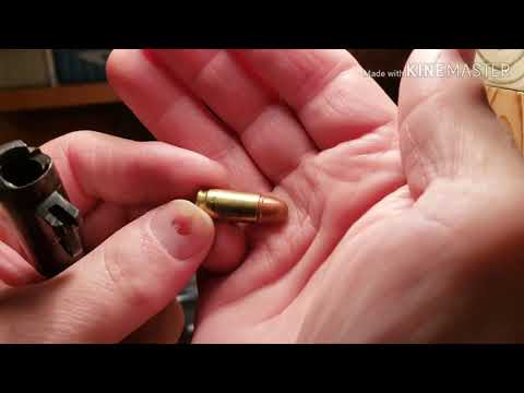 The 9 mm  plop plunk test in a Star BM