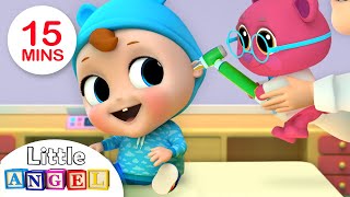 Baby Visits Doctor Teddy | Doctor Song | Nursery Rhymes by Little Angel