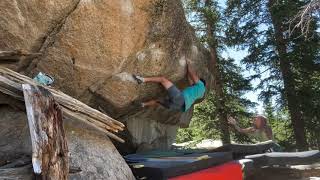 Video thumbnail of Ace of Spades, V9. Guanella Pass