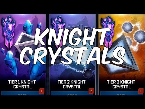 Tier 1,2 & 3 Knight Crystal Opening! - Transformers: Forged To Fight